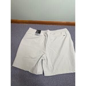 FLX Mens Khaki 7 inch Short, XL, New